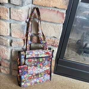Cute Sydney Love Sydney To Go Colorful Tote with Zip closure and coin purse